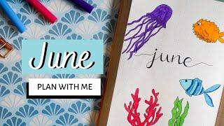 PLAN WITH ME | JUNE 2020 BULLET JOURNAL SETUP