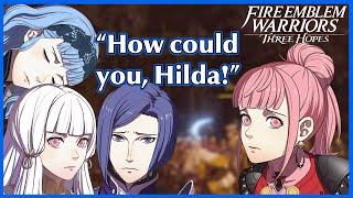 Golden Deer vs Traitor Hilda unique dialogue - Fire Emblem Warriors Three Hopes