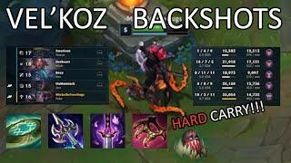 Giving Vel'koz Backshots with Pyke Support (Insane Carry Pyke Game)