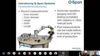 Axis NJ Presents a Webinar with QSPAN -  Automating Manual Part Inspection with Collaborative Robots