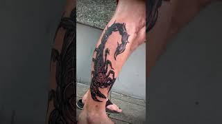 Black Work Scorpion tattoo #blackwork #tattoos #scorpion