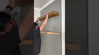 Installing Floating Shelves #woodwork #woodworking #diy #howto #furniture #shelves #floatingshelves