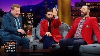 Jason Schwartzman & Tony Hale Love CBS Blazers & Beards