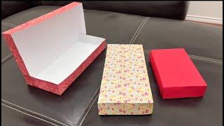 How to make a perfect gift box with a single piece of paper under 5 mins