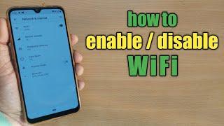 Samsung galaxy: how to enable / disable WiFi on Android