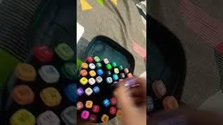 I first time using a alcohol markers #sejal's art and craft#⭐