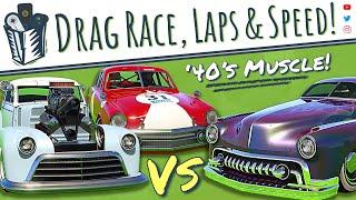 Broadway vs Hermes vs Clique - GTA's '40s Muscle! XSX (2023)