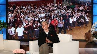 Ellen Surprises Harlem School with New Learning Lab