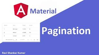 Angular Material Data Table Pagination | Angular Material Tutorial 32