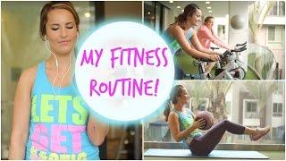 MY FITNESS ROUTINE 2015! | Adrienne Finch