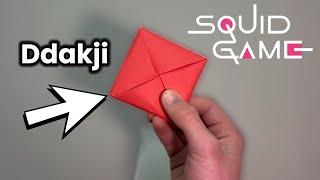 How to Make a Ddakji From Squid Game!