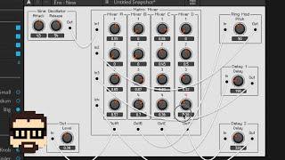 Reaktor 6 Matrix Mixer Ring-Mod Delay Demonstration | Simon Hutchinson