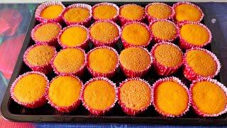 ডেলিভারি দেয়ার জন্য যেভাবে কাপ কেক তৈরি করি | Orange cup cake recipe | অরেঞ্জ কাপ কেক রেসিপি |