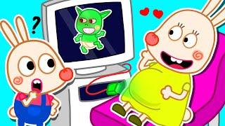 How Was Lilly Born? - Mom's Pregnancy Diary || Cartoon For Kisd @tokkichannel