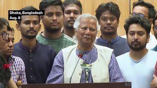 Yunus Sworn In to Lead Bangladesh Interim Government