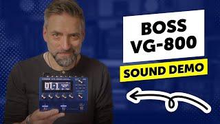 Boss VG-800 | Next Generation Virtual Guitar Processor | Sound Demo