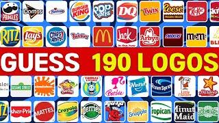 Guess the190 Logos Test Your Knowledge and Discover Fun Brands" #LogoChallenge #GuessThe Logo.