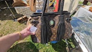 LOUIS VUITTON at LARGEST ANTIQUES FAIR IN THE COUNTRY! ROUND TOP, TEXAS! Thrift with me!