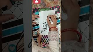 Let's make a unique propose card #shortvideo #youtube #diy #art #loveart #easydrawing #viral #trandy