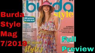 Burda style magazine - 7/2019 | Full Preview | UK