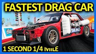 I Built a 1 Second Drag Car In BeamNG Drive