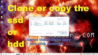 Copy SSD or HDD to another Drive and Resize OS Partition on the new larger Drive