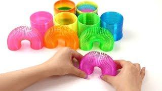 SMALLEST SLINKY how to play slinky KIDS SPRING TOYS