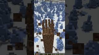 ICE SPIKE STARTER HOME*NO ICE REQUIRED* #minecraft #how2build #minecraftbuilding#minecrafttutorial