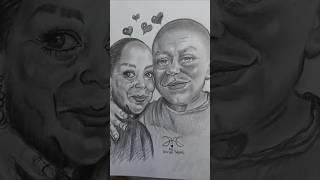CARLINA Y FERNANDO #art #reels #painting #caricaturas #retratos