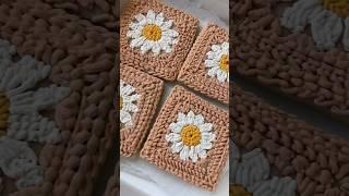 The 3 designs that inspired the colors of the daisy granny square COOKIES  #crochetlove #cookieart