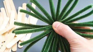 HOW TO MAKE A CACTUS from pipe cleaner