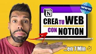 Crea TU WEB con Notion ️ GRATIS [ En 7 Minutos ] #tp21challenge