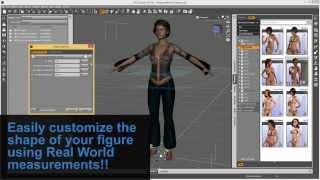 Figure Metrics on Daz 3D