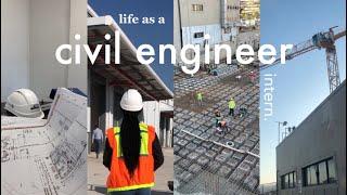 Life of a Civil Engineer | Site Engineer Intern ‍️