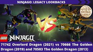 Overlord Dragon 2021 VS 2013/2019: Ninjago Legacy Lookback Reviews! + Golden Dragon Comparison