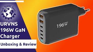 URVNS 196W GaN Charger - Unboxing and Review #charger #aliexpress