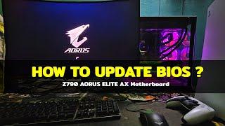 How to update GIGABYTE Z790 AORUS ELITE AX BIOS | Step by Step