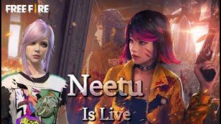 BR/CS RANK PUSH WITH SUBSCRIBERS TEAM CODE  NEETU IS LIVE #booyah #verticallive #ff#freefire#fflive
