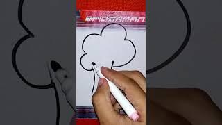 Easy tree drawing#viral#top#trending#youtube#shorts