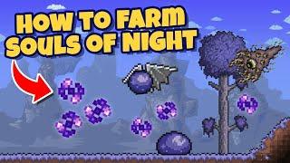 How to farm Souls of Night in Terraria