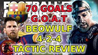 KNAPS BEOWULF 4-2-4 | 70 GOAL MESSI | Football Manager 2020 tactics | FM20 Tactics | 20.4.1 | FM |