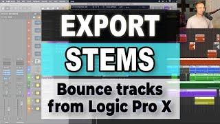 Exporting Stems! | How to send stems from Logic Pro X