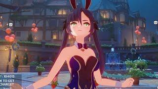 Bunny girl Mona | Genshin impact