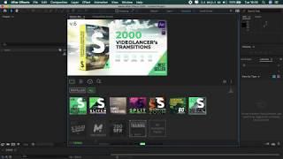 Handy Seamless Transitions V6.0 + All MotionBro Transitions for macOS After Effects 2020