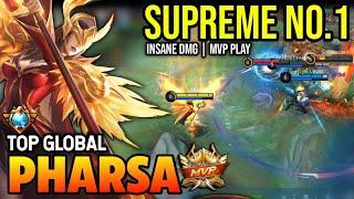 PHARSA BEST BUILD 2023 | TOP GLOBAL PHARSA GAMEPLAY | MOBILE LEGENDS