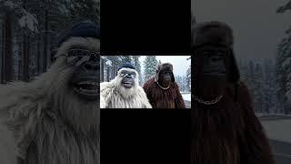 Ai yeti and bigfoot steal a hellcat