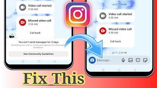 How to Fix Instagram You can't send messages for 3 days Problem (2024)