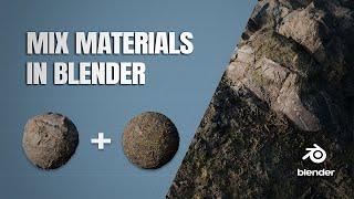 Realistic Terrain In Blender | Blending Materials (Blender 4.0)