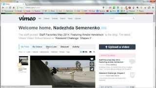 Vimeo. Как загрузить видео на Vimeo