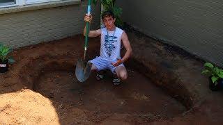 $300 Home Depot Front Yard Pond Build with Finatic!  - #1 Buying Materials